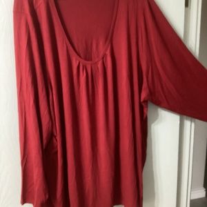 NWOT Women’s Plus Size 6x long-sleeve top